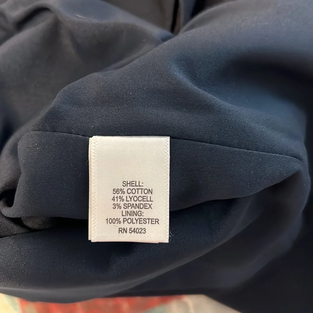 NWOT Banana Republic Navy Knee Length Basic Business Pencil Skirt SZ 6 - Picture 4 of 5